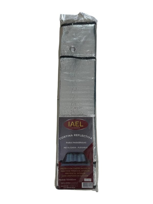 cortina delantera metalizada (130x60cm)