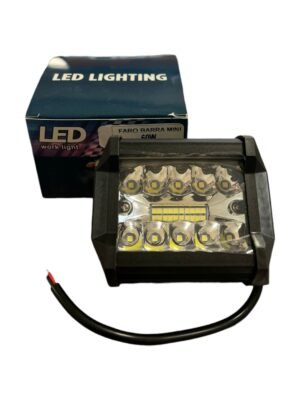 faro barra mini 20 led 60w 12v / 24v (8x9,5cm)