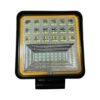 faro auxiliar led cuadrado 42 led 126w ojo de angel 12/24v