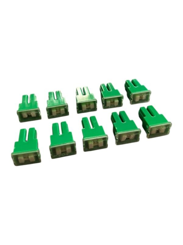 pack fusible link muela hembra 40 amp verde x 10 unidades