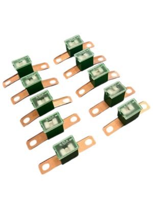 pack fusible link muela macho doble oreja 40 amp verde x 10 unidades