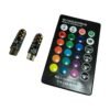 led t10 rgb con control remoto luz posiciÓn colores auto 12v