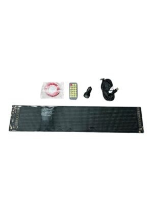 cartel led flexible programable 12 cm x 59,5 cm (control app)