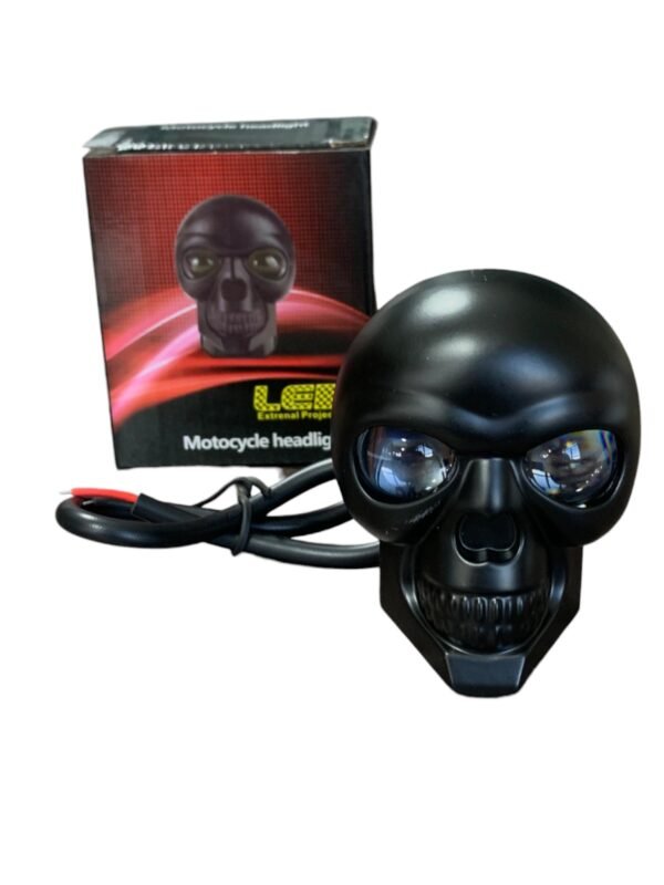 faro auxiliar led calavera blanco + Ámbar 12 24v