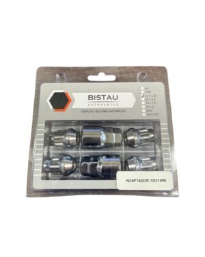 TUERCAS BULONES ANTIRROBO REFORZADAS 12MM X 1,25 ADAPTADOR 19/21MM