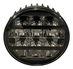 FARO LED REDONDO 7 PULGADAS 12 LEDS DRL BLANCO + ÁMBAR 70W 12/24V