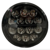 FARO LED REDONDO 7 PULGADAS 14 LEDS + DRL AMBAR 70W 12/24V