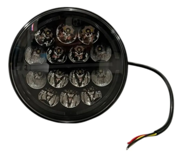 FARO LED REDONDO 7 PULGADAS 14 LEDS + DRL AMBAR 70W 12/24V